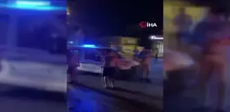 Didim'de kafeye dalan otomobilin kaza anına ait görüntüleri ortaya çıktı