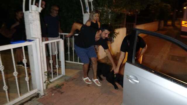 Ne tasması var ne ağızlığı! Doberman cinsi köpek parkta aileye dehşeti yaşattı