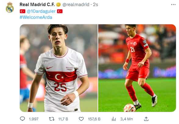 Real Madrid sanki günlerdir bu anı bekliyormuş! Arda Güler paylaşımlarının arkası gelmiyor