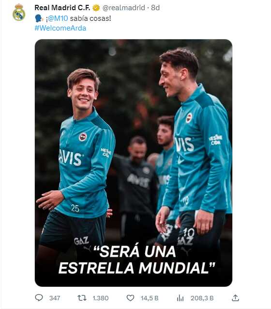 Real Madrid sanki günlerdir bu anı bekliyormuş! Arda Güler paylaşımlarının arkası gelmiyor