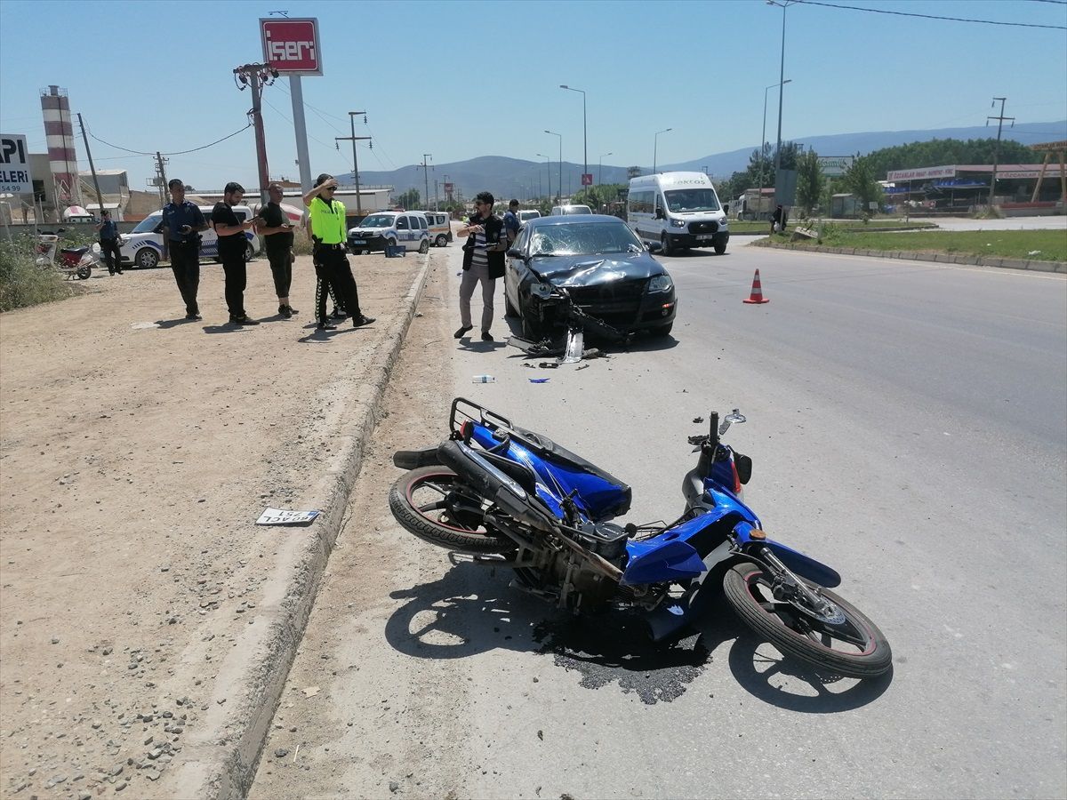 Tokat'ın Erbaa ilçesinde motosiklet kazası: Sürücü hayatını kaybetti