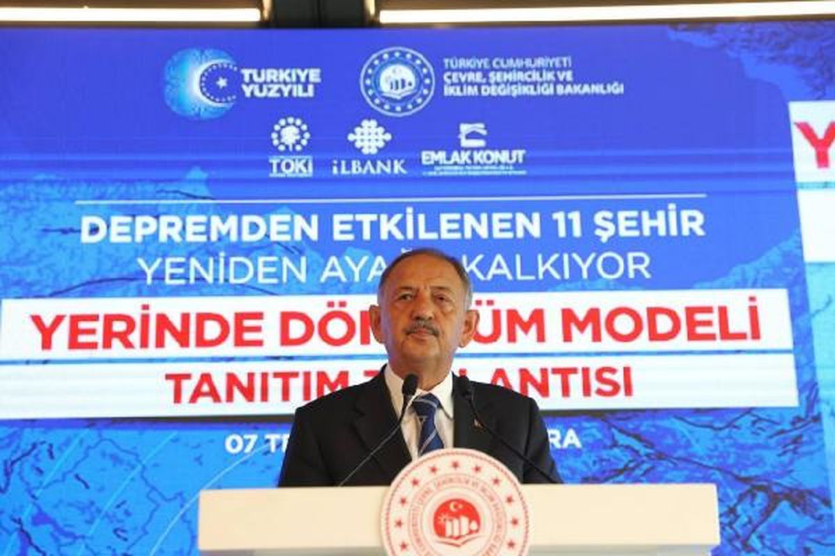 Deprem bölgesi için hibe ve kredi desteği ile 'Yerinde Dönüşüm' projesi