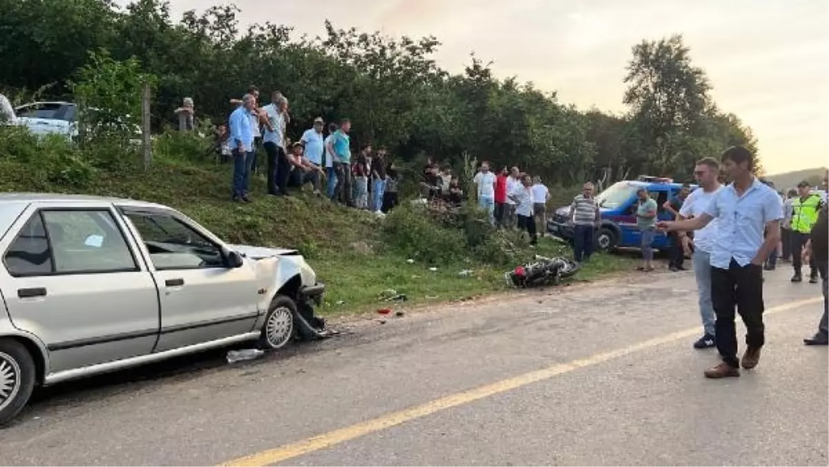Sakarya'daki kazada acı tesedüf