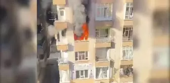 Şanlıurfa'da 6 Katlı Binada Yangın Çıktı
