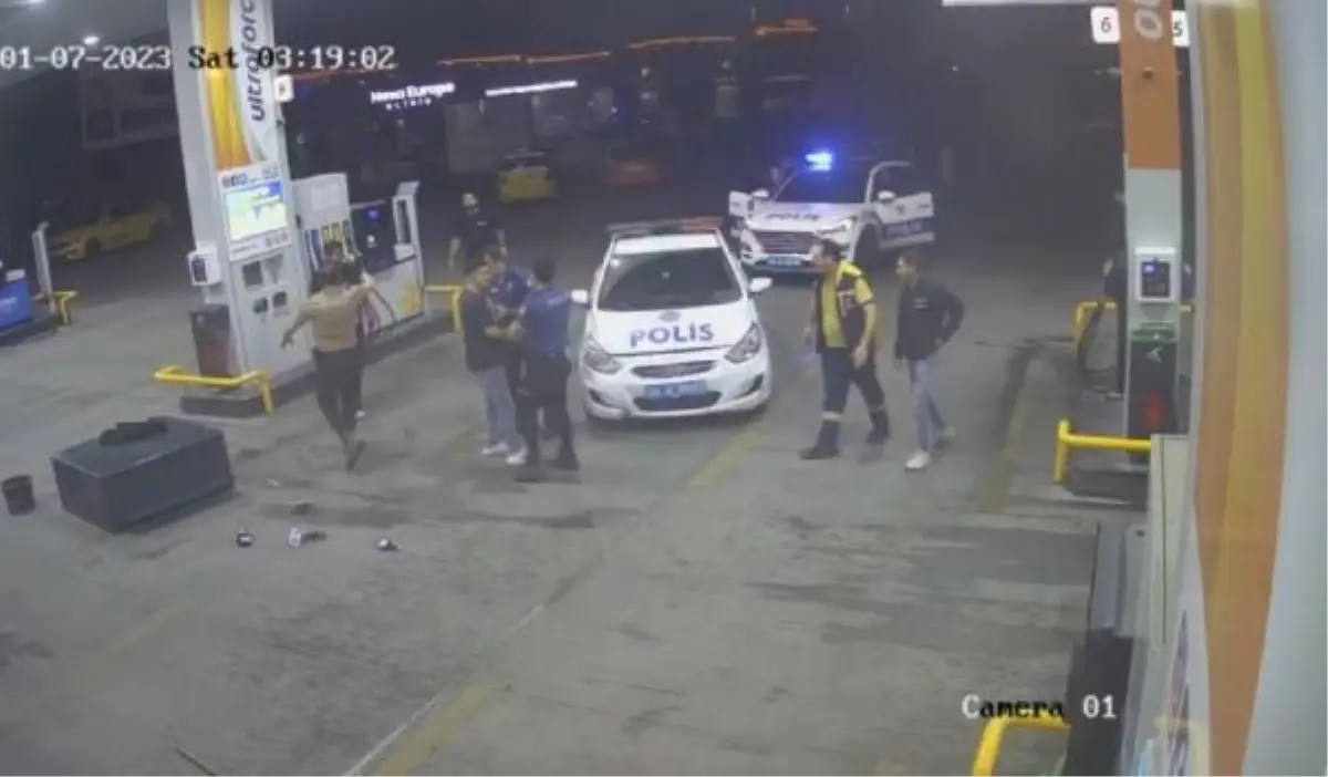 Şişli'de Akaryakıt İstasyonunda Pompacıya Saldırı: Yeni Görüntüler Ortaya Çıktı