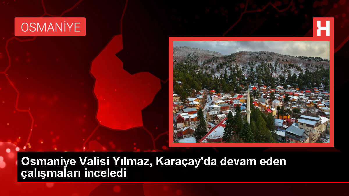 Osmaniye'de Karaçay Deresi Projesi Son Aşamaya Geldi