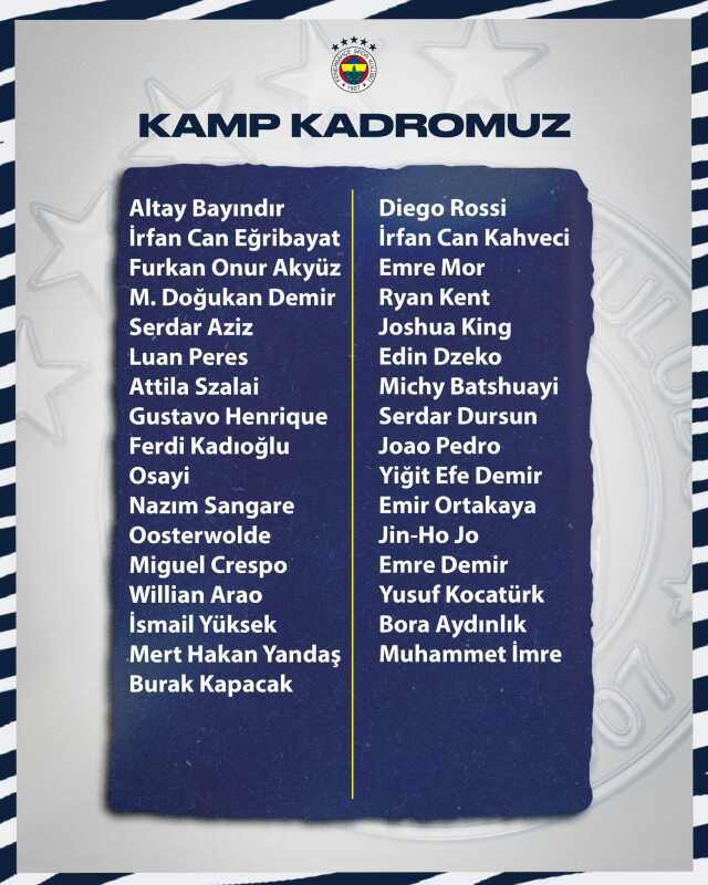 Samet Akaydin, Fenerbahçe'nin Rusya kafilesine alınmadı! Gerçek ortaya çıktı