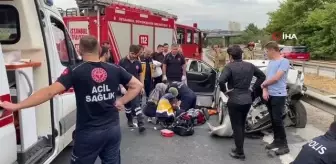 Pendik'te yarışan otomobilin çarptığı araç sürücüsü hayatını kaybetti