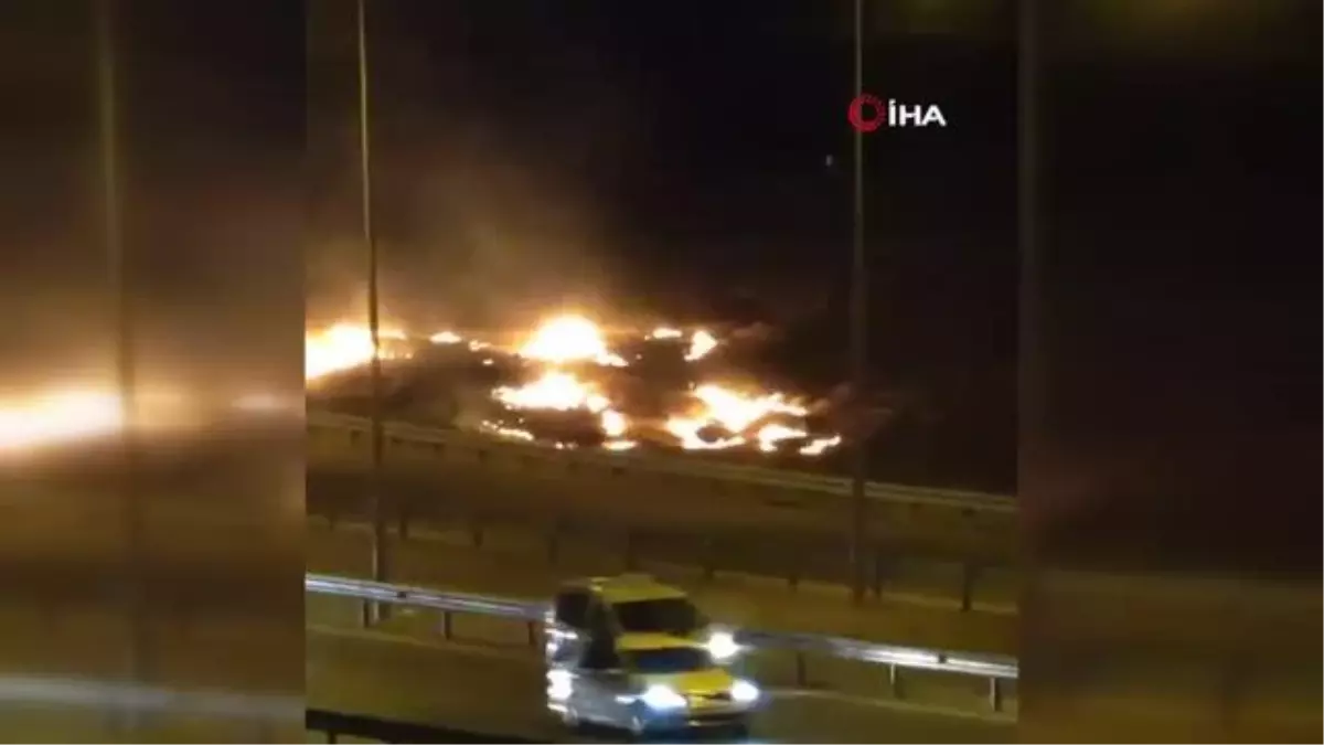 Siirt'te atılan havai fişek yangına neden oldu