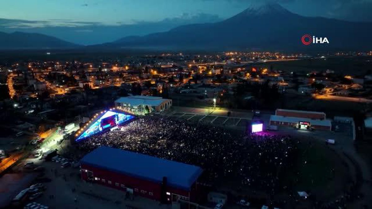 Ağrı Dağı Müzik Festivali Türkiye'nin En Büyük Sahnesinde