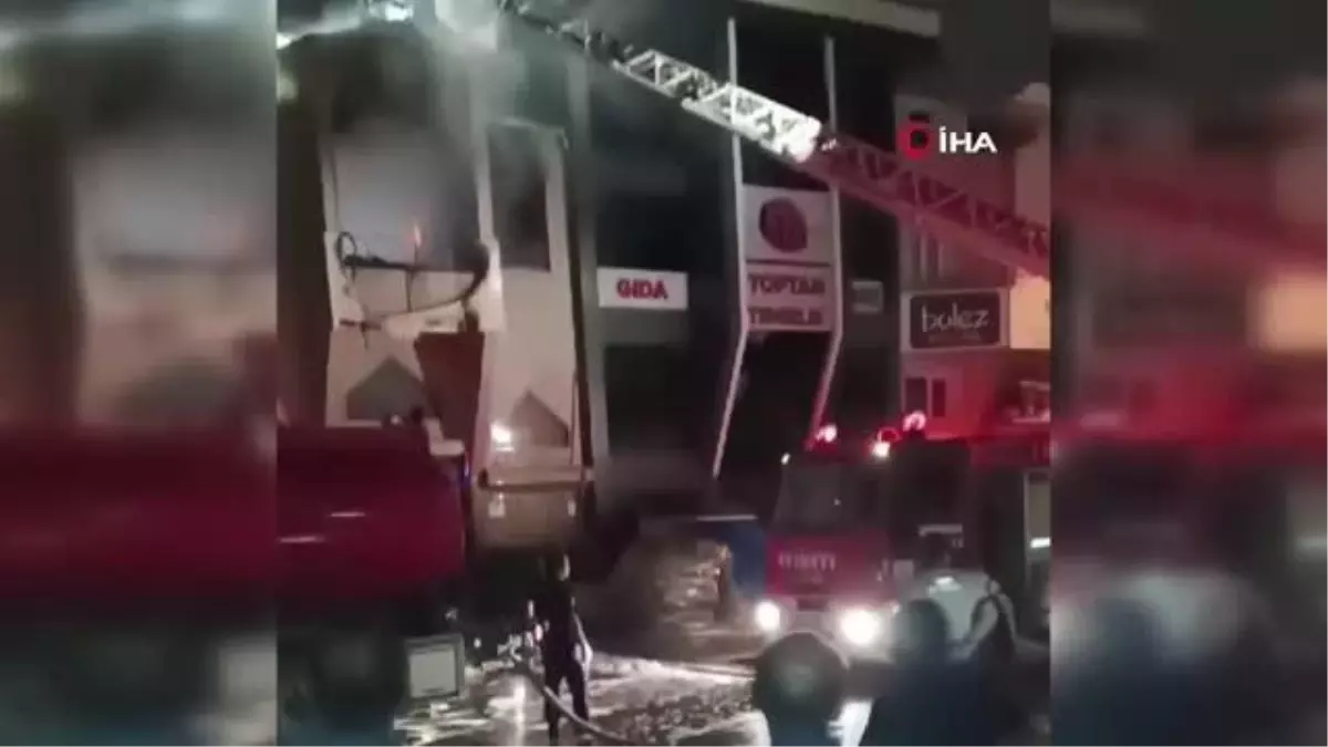 Başkentte korkutan yangın