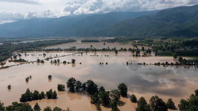 Efteni Gölü'nde sağanağın izleri böyle görüntülendi Efteni Gölü'nde sağanağın izleri böyle görüntülendi