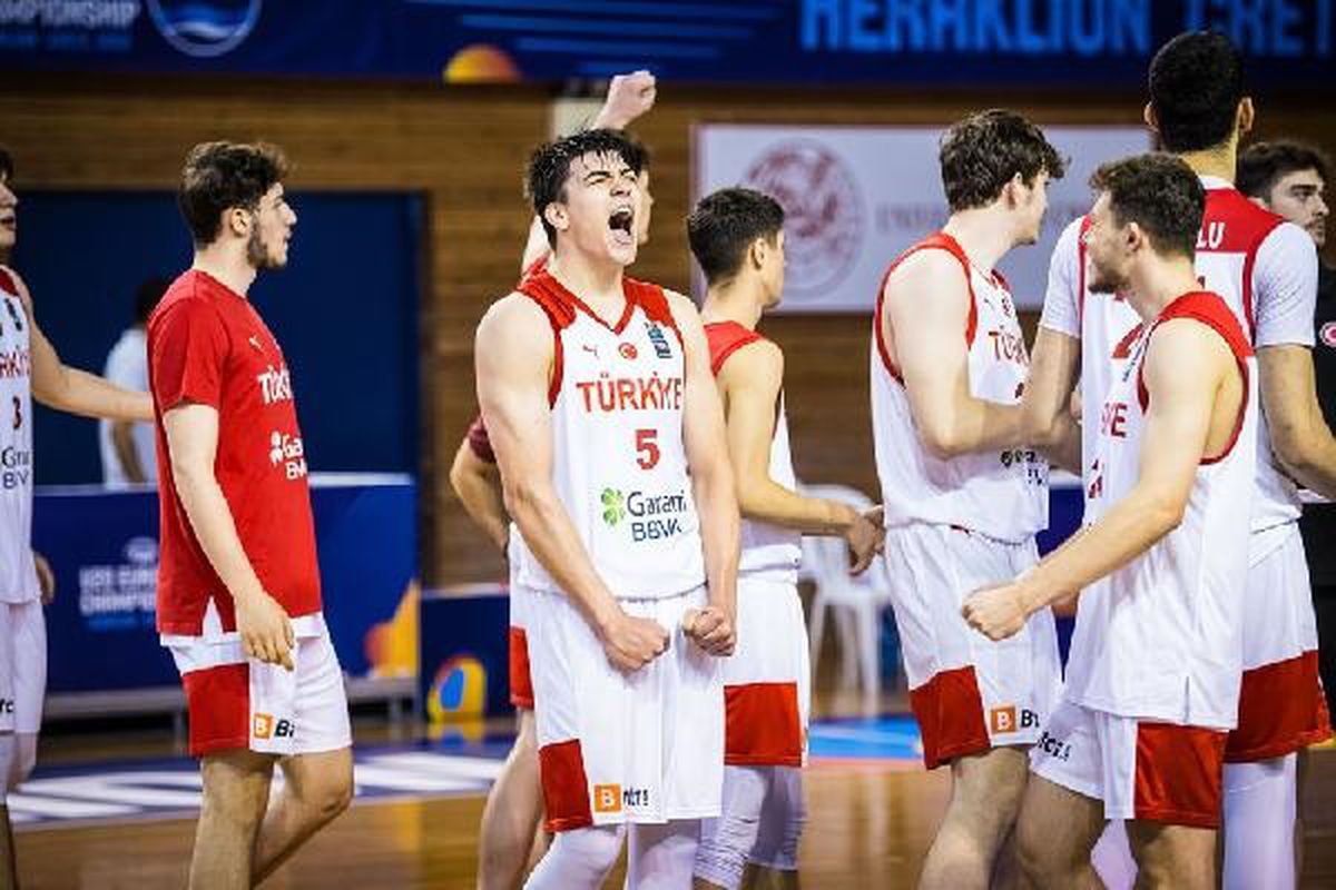 20 Yaş Altı Erkek Basketbol Milli Takımı İtalya'yı Mağlup Etti