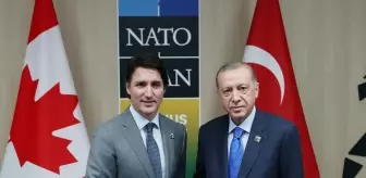 Cumhurbaşkanı Erdoğan, Kanada Başbakanı Trudeau ile Görüştü