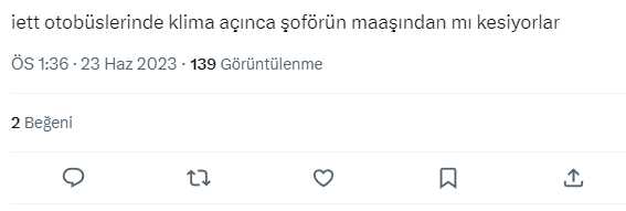 Halk, İETT şoförlerinin klima açmamasından dertli! Sosyal medyada veryansın ettiler
