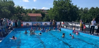 Babaeski Alpullu'da Yüzme Kursu Açıldı
