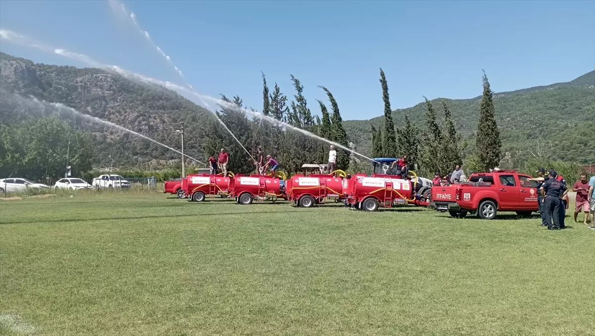 Ortaca'ya yangın müdahale tankeri teslim edildi