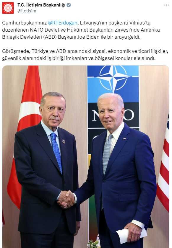 Son Dakika! ABD'den Erdoğan-Biden görüşmesine ilişkin açıklama: İki lider işbirliğini güçlendirme çabalarını görüştü