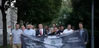 Hırvatistan'da Srebrenitsa Soykırımı Kurbanları Anısına Yürüyüş Düzenlendi