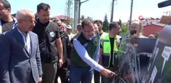 Bakan Uraloğlu, sel afetinden zarar gören Giresun'da incelemelerde bulundu