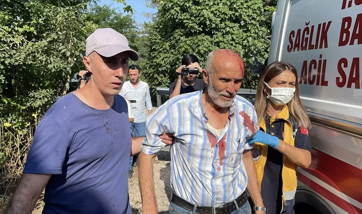 Bursa'da ormanda kayalıklardan düşen kişi yaralandı
