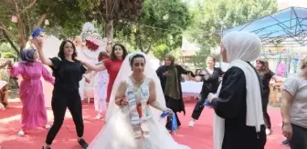 Zihinsel engelli Gamze'nin gelinlik hayali komşularıyla gerçekleşti