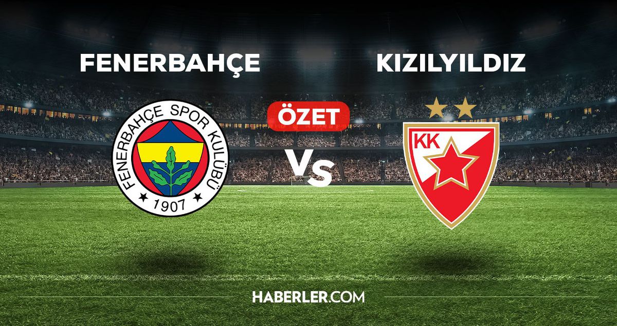 Fenerbahçe-Kızılyıldız maç özeti! (VİDEO) Fenerbahçe Kızılyıldız maçı özeti izle! Fenerbahçe Kızılyıldız golleri kim attı, maç kaç kaç bitti?