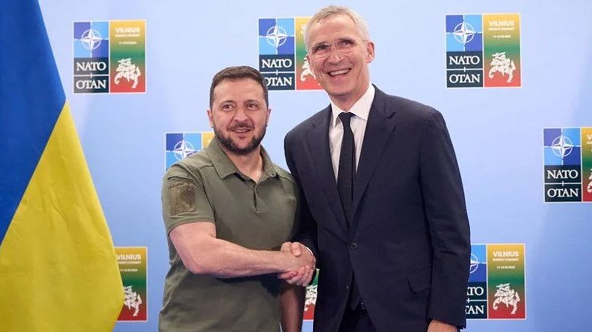 NATO Zirvesi'nde konuşan Zelenski'den dünyaya mesaj! Olumlu konuşsa da bir 'ama'sı var