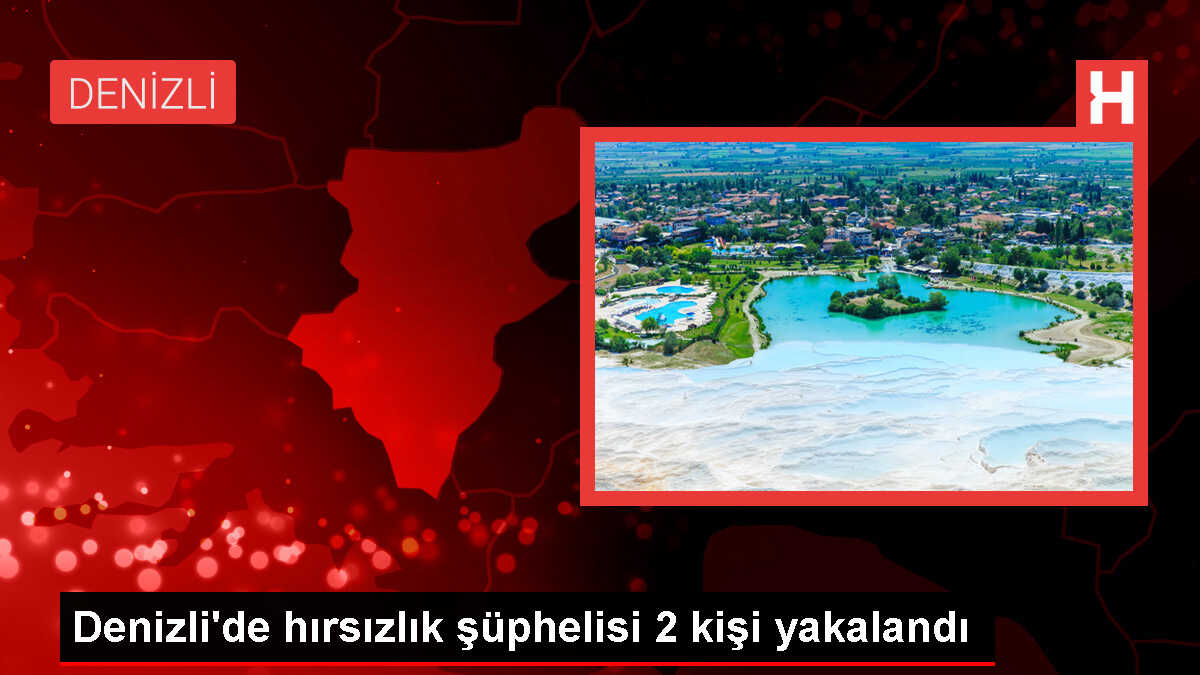 Denizli'de Otel ve Marketten Hırsızlık Yapan 2 Zanlı Gözaltına Alındı