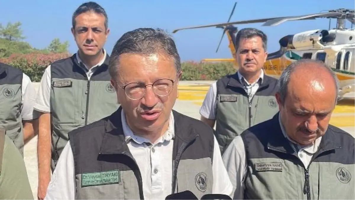 Muğla'da çıkan yangında yerli ve milli helikopter Nefes 72 sorti yaptı