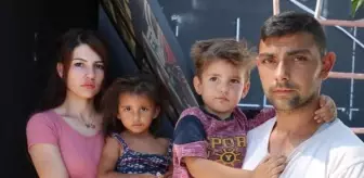 Antalya'da 2 ve 3 yaşındaki çocuklarıyla sokakta yaşayan aileye yardım çağrısı