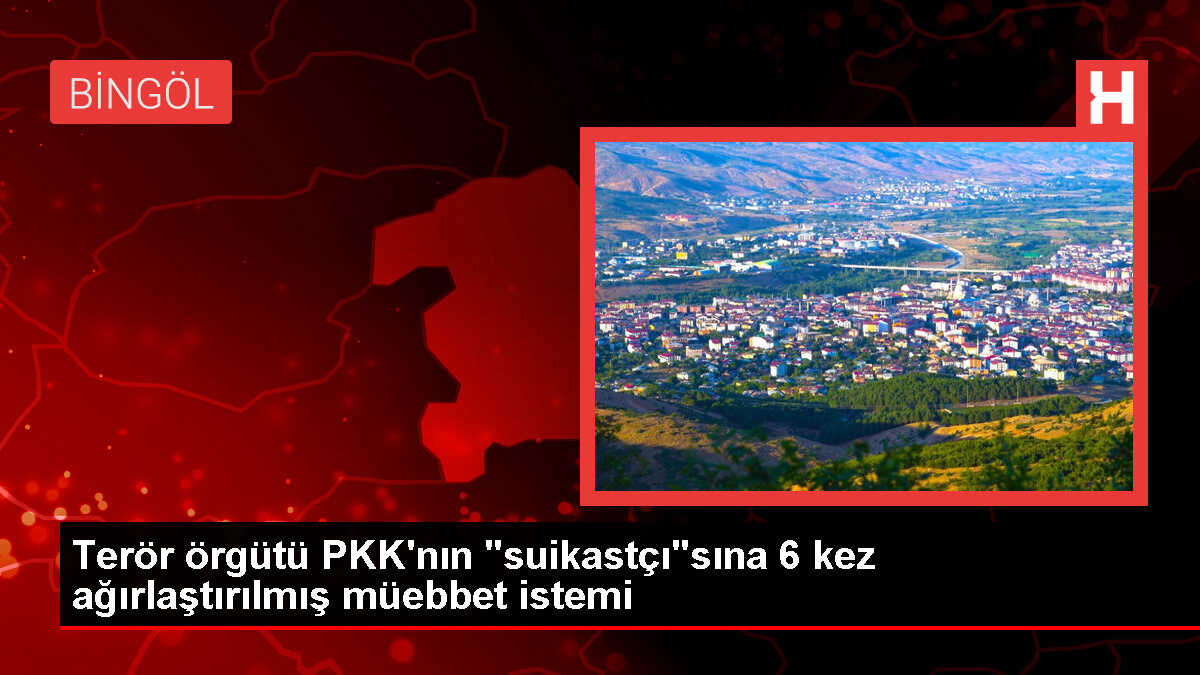Diyarbakır'da 5 askerin şehit olduğu terör saldırısında PKK'lı teröriste ağırlaştırılmış müebbet istemi