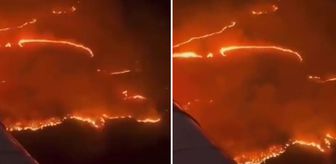 Çanakkale'nin Gökçeada ilçesinde orman yangını! Alevler saatlerdir kontrol altına alınamadı