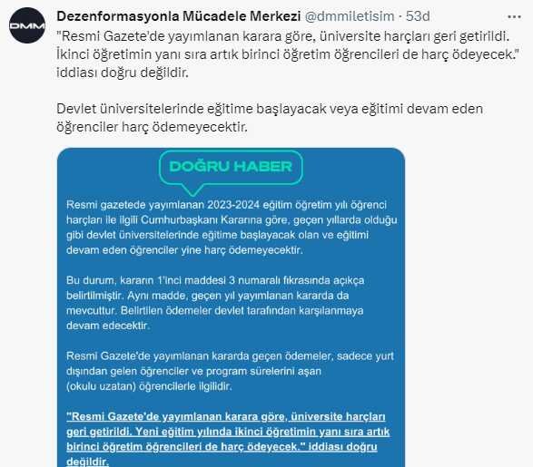 Üniversite harçları geri mi döndü? Gündem yaratan iddiaya İletişim Başkanlığı'ndan yanıt