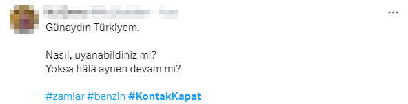Akaryakıta yapılan ÖTV zammı sosyal medyayı ayağa kaldırdı! 'KontakKapat' etiketi kısa sürede TT oldu