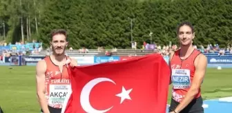 İsmail Nezir ve Berke Akçam U23 Avrupa Şampiyonası'nda Türkiye'ye altın ve gümüş madalya kazandırdı
