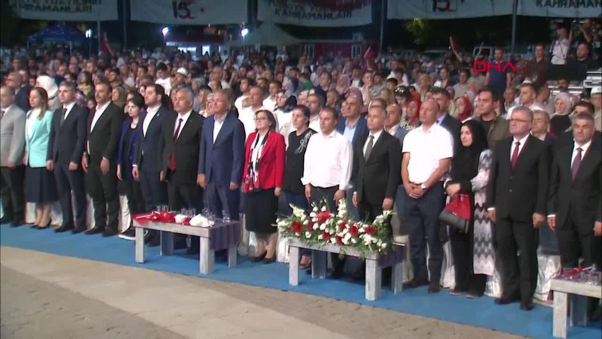 Gaziantep'te 15 Temmuz Demokrasi ve Milli Birlik Günü Etkinlikleri