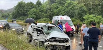 Giresun'un Keşap ilçesinde trafik kazası: 1 ölü, 10 yaralı