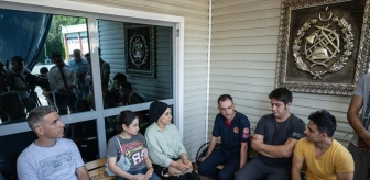 Kahramanmaraş merkezli depremde kurtarılan anne ve kızı İstanbul'da ziyaret etti