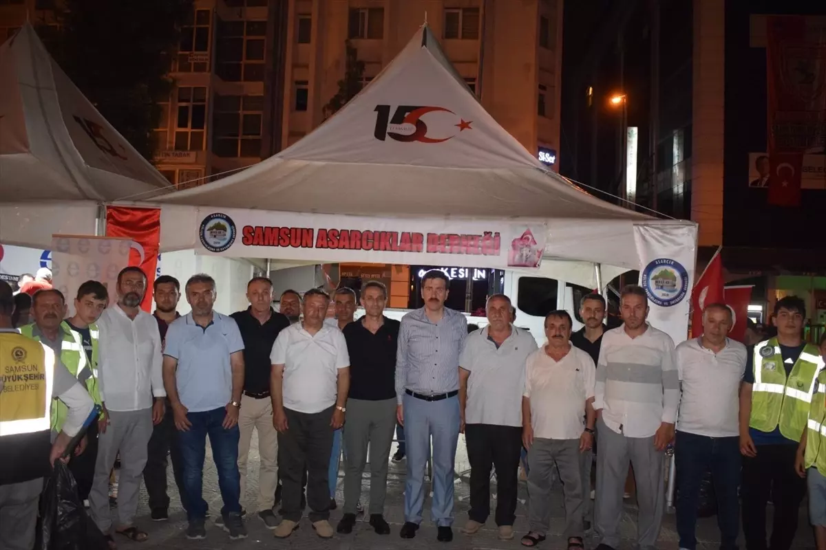 Samsun Asarcıklılar Derneği Şehitler İçin Keşkek Dağıttı