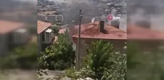 Başkentte korkutan yangın