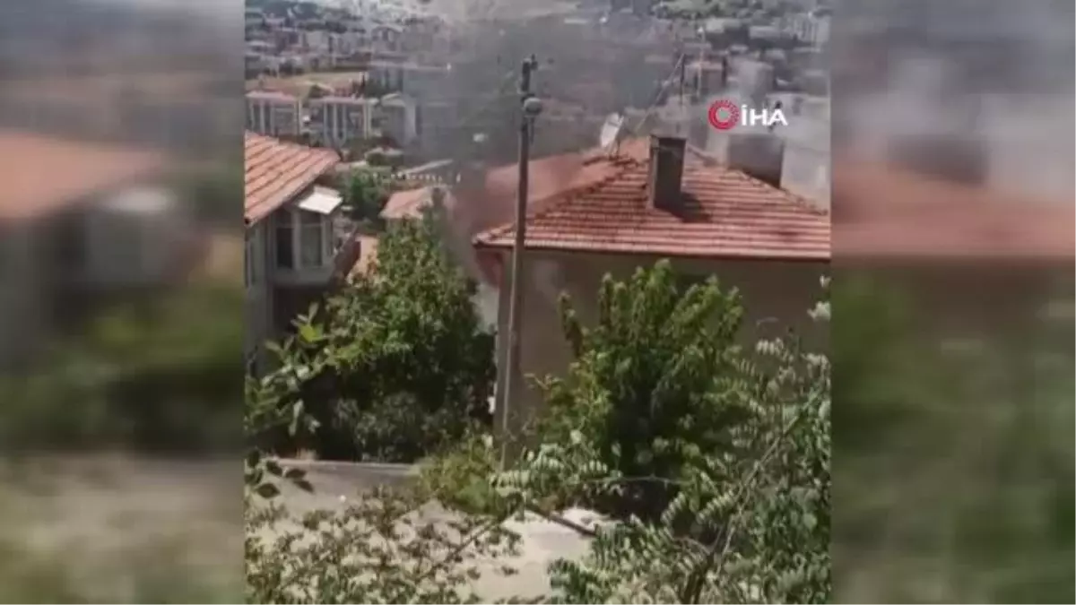 Başkentte korkutan yangın