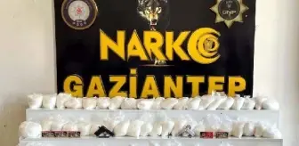 Gaziantep'te 83 Kilo Metamfetamin ve Uyuşturucu Hap Ele Geçirildi