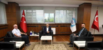 Kayseri Büyükşehir Belediye Başkanı Keykubadiye Sarayı Kazı Heyeti Başkanı ile Görüştü