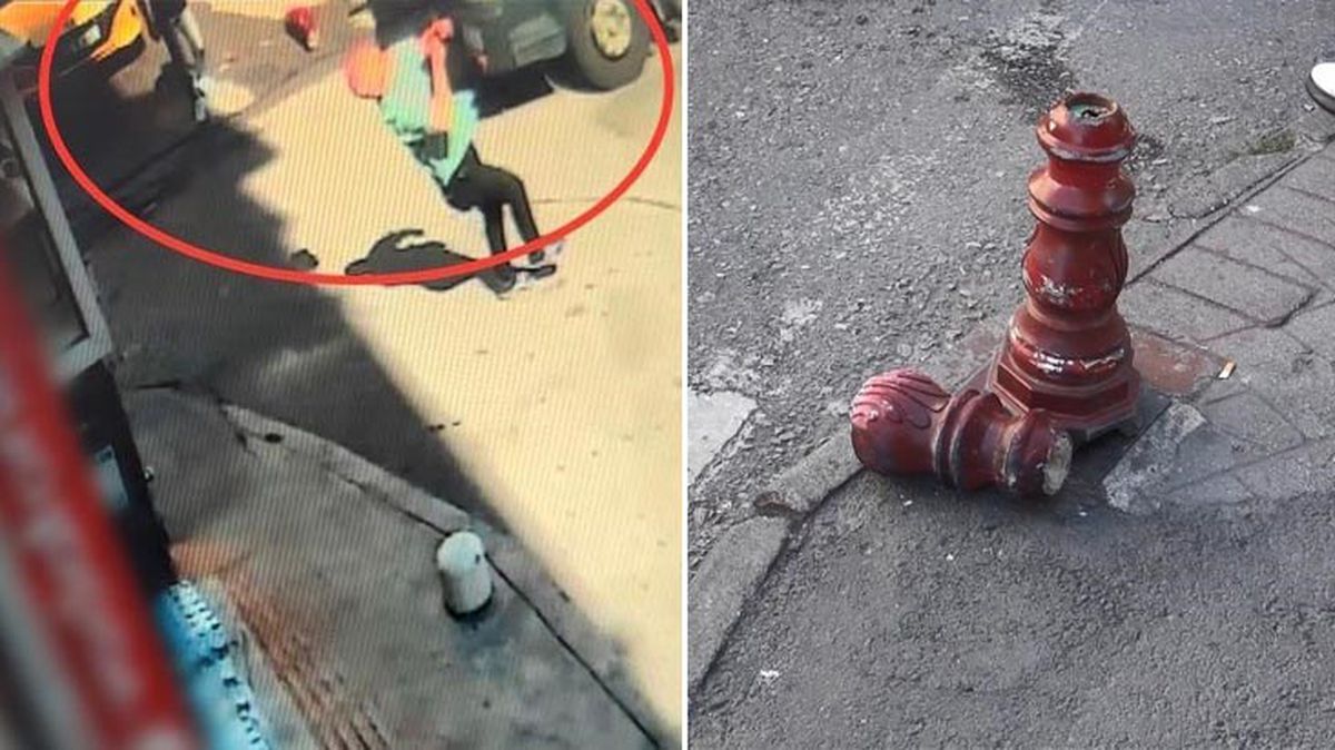 Kamyonun çarptığı beton parçası, yoldan geçen adamı ağır yaraladı