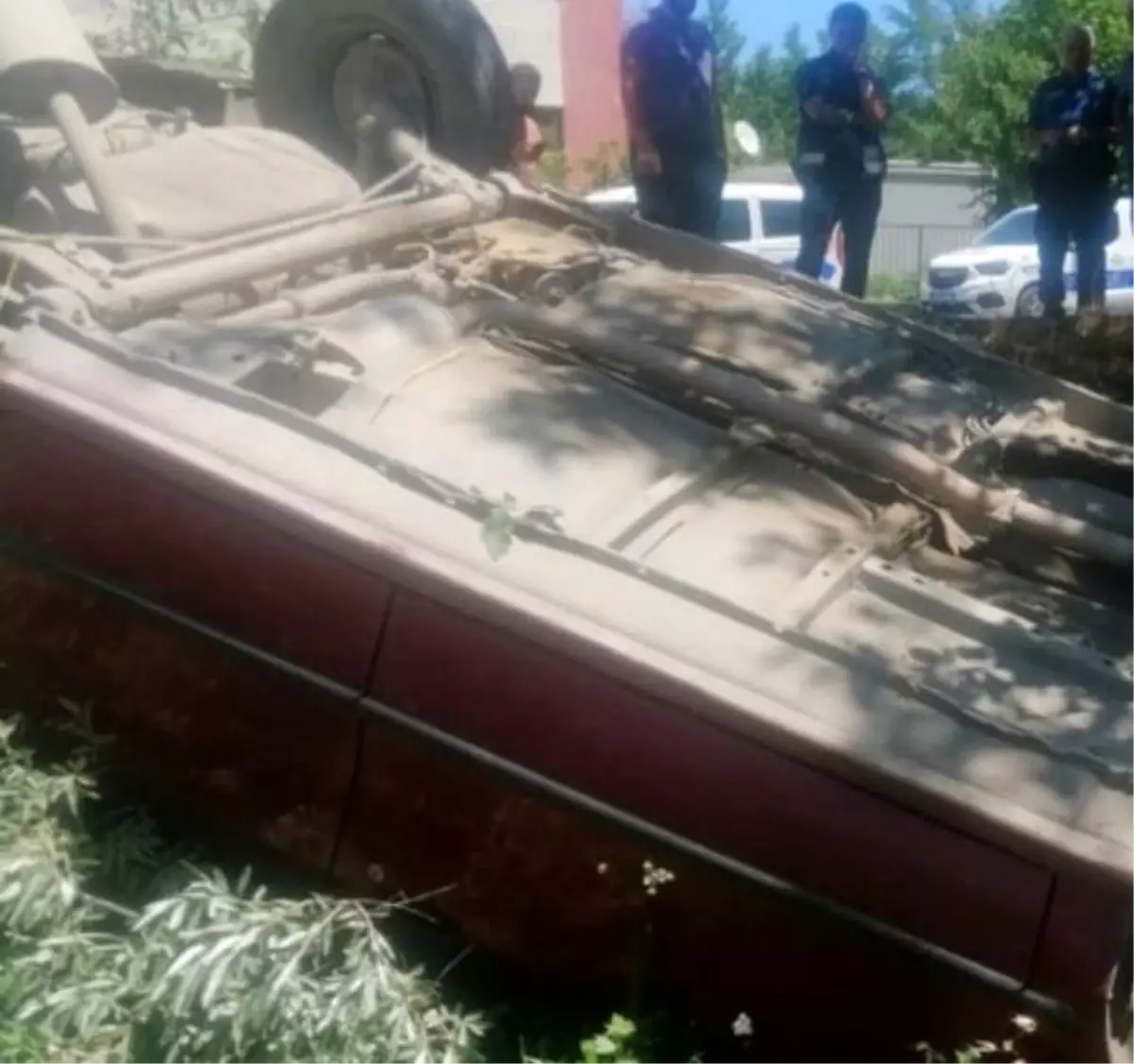 Malatya'da otomobil takla attı, 5 kişi yaralandı