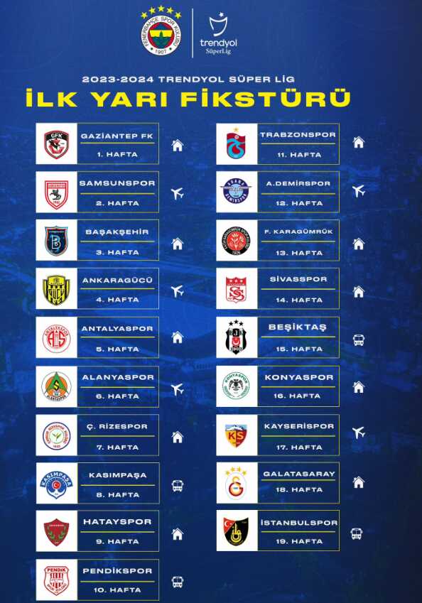 Nefesler tutuldu! İşte 3 büyüklerin yeni sezon fikstürü
