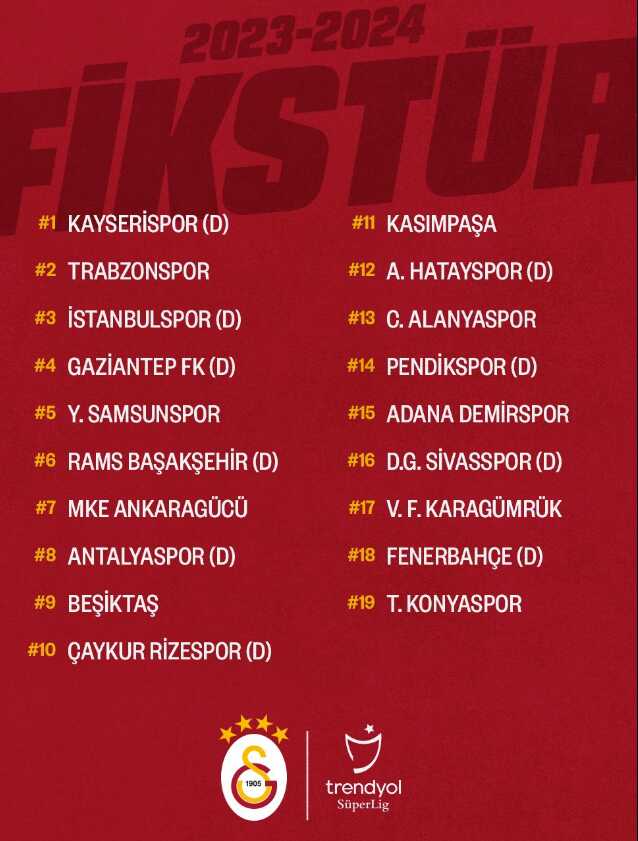 Nefesler tutuldu! İşte 3 büyüklerin yeni sezon fikstürü