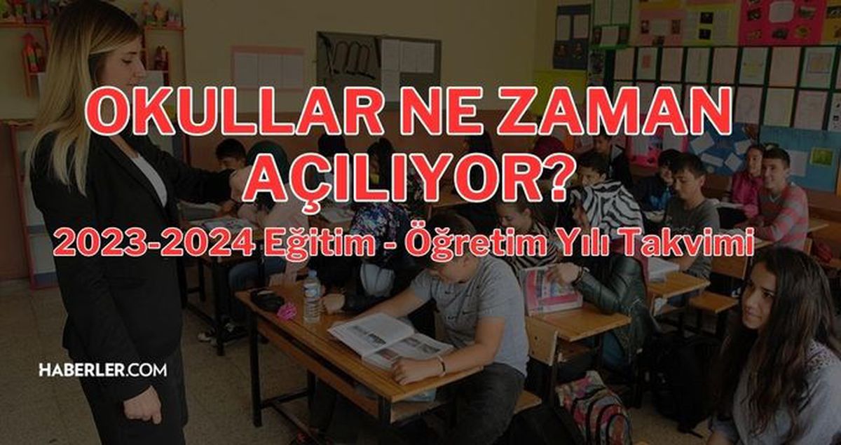 Okulların açılmasına kaç gün var, kaç gün kaldı 2023-2024? Okulların açılmasına kaç gün kaldı sayaç! Okullar ne zaman açılıyor?
