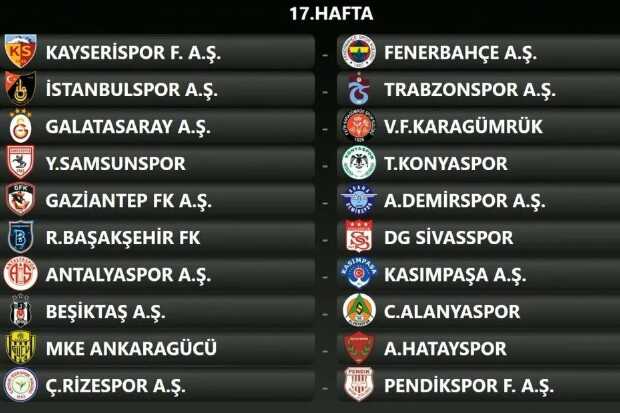 Son Dakika: Süper Lig'de sezon fikstürü belli oldu